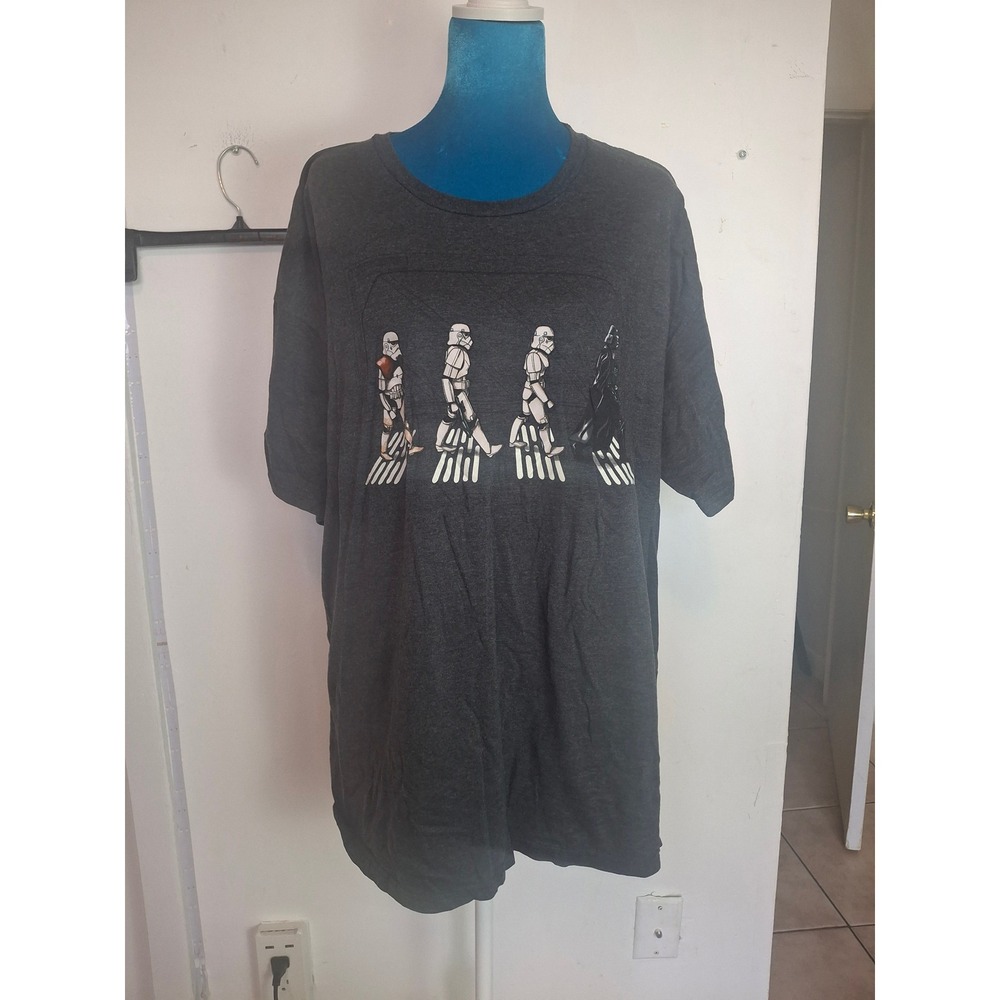 Star Wars Mad Engine Abbey Road Parody Darth Vader Stormtrooper Graphic Tee XXL